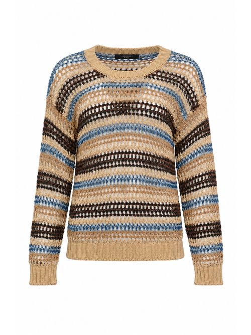 Maglia a rete in filato di lino e cotone Marrone WEEKEND MAX MARA | 2615361152600004